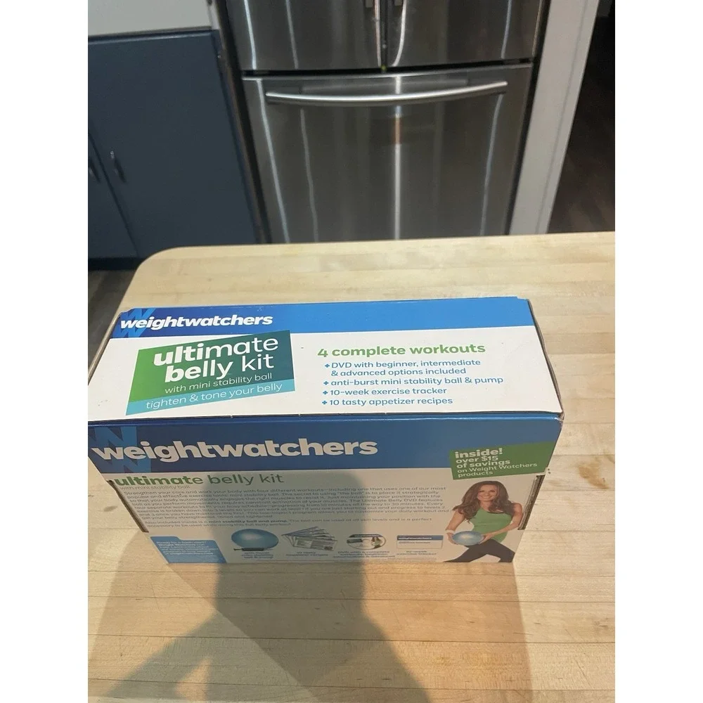 Weight Watchers Ultimate Belly Kit DVD With Mini Stability Ball Exercise